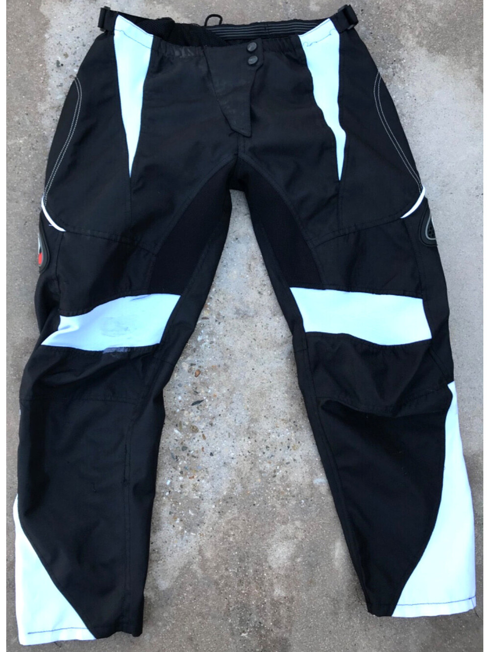 Bilt Moto Pants Womens 9/10 Black Motorcycle Riding Waterproof Armor Reinforced